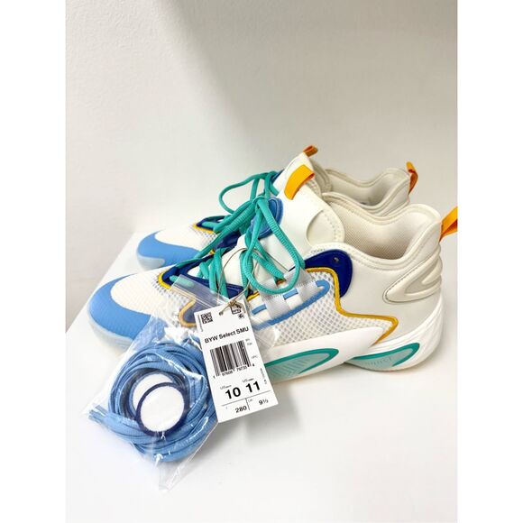 adidas BYW Select SMU‎ IF4285 Cream White Blue Burst 10 NWT Hoop York City